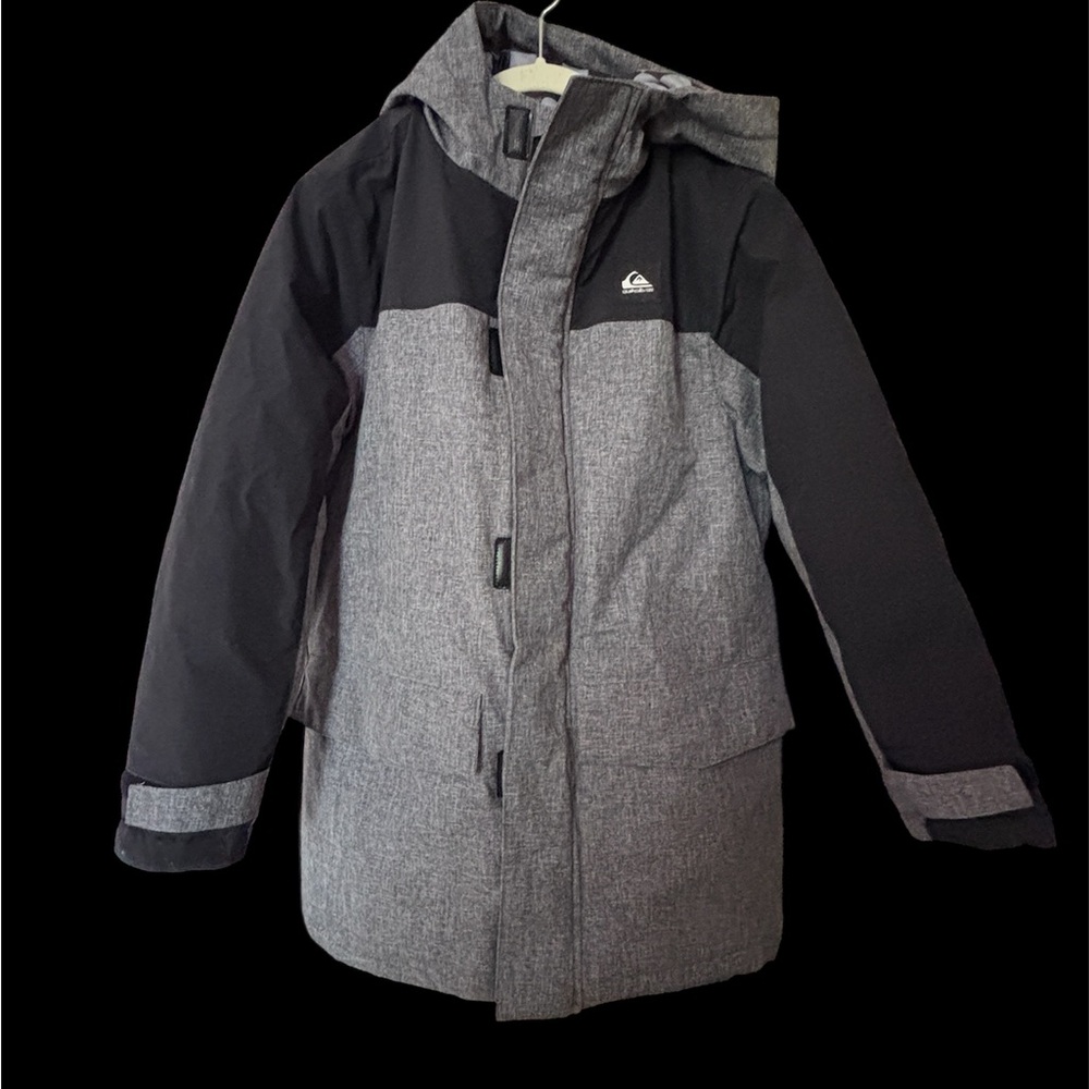 Quiksilver Two-Tone Black and Gray Winter Jacket
